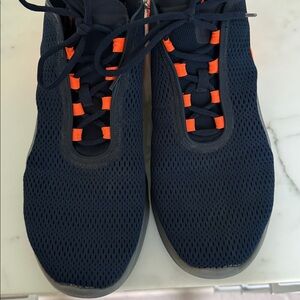 Nike Navy and Orange Sneakers barely worn